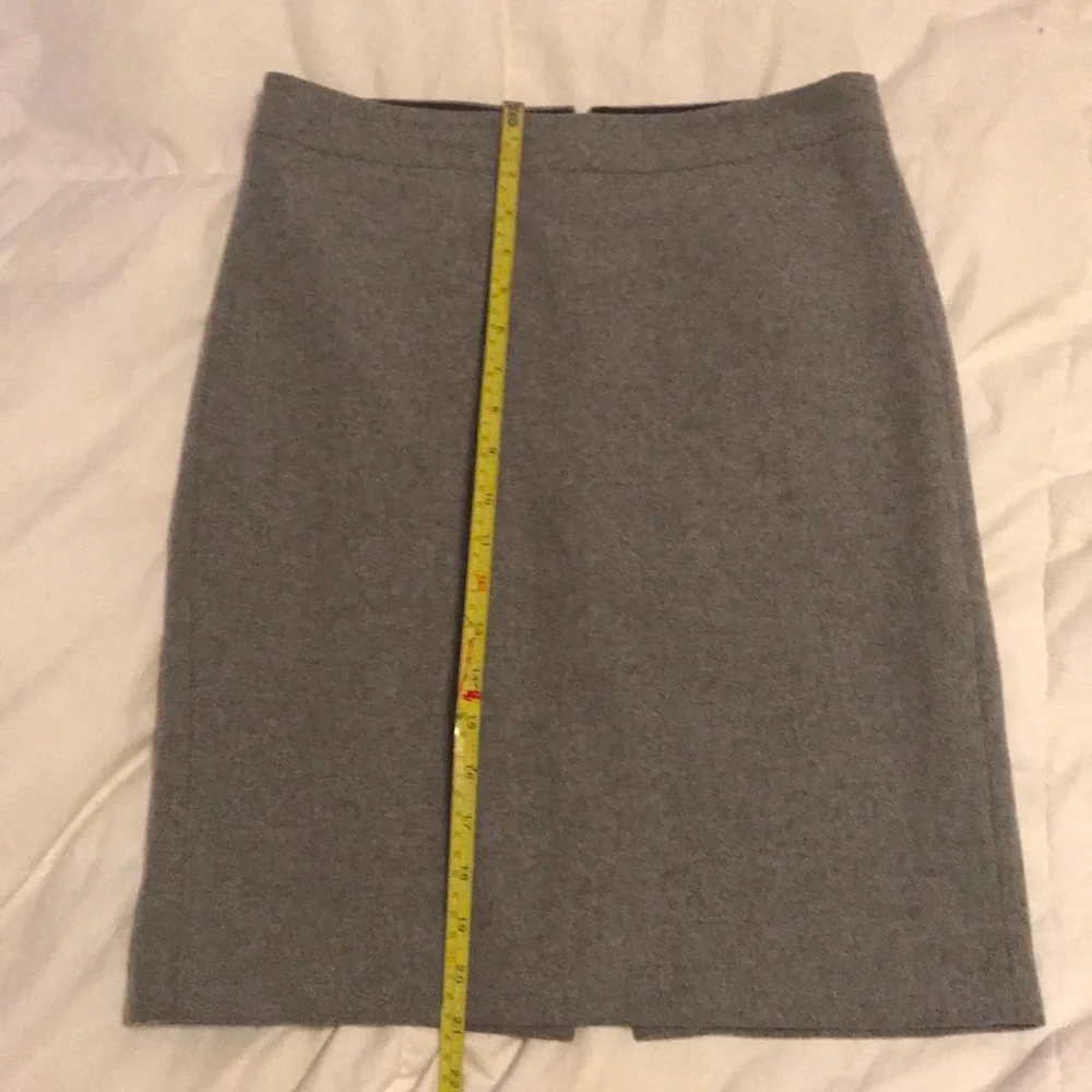 J. Crew gray pencil skirt size 2